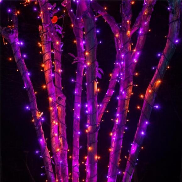 Halloween Lights - 1000 LED 328FT Outdoor Plug-in String Lights With 8 Modes - Picture 5 of 7
